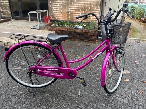26インチ　女性自転車　LED