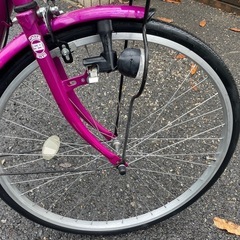 26インチ　女性自転車　LEDの画像