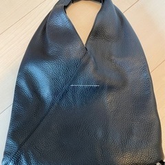 MM6 ジャパニーズ バッグ スモール ブラック リアルレザー