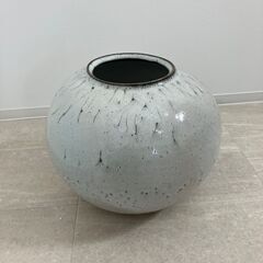 【知多郡武豊町引取】インテリア　壺　花瓶　大きめ　陶楽