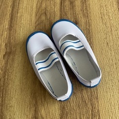 美品⭐︎上履き⭐︎保育園⭐︎青⭐︎15.0cmの画像