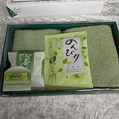 ジ30 お茶　石鹸、入浴剤、ウォッシュタオル2枚