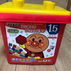 受け渡し予定ありアンパンマンのブロック2セットの画像
