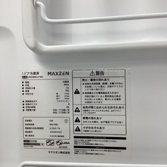 【6ヶ月保証】1ドア冷蔵庫 maxzen JR046ML01WHの画像