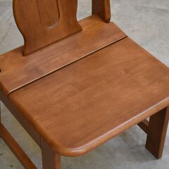 ≪zyt1964ジ≫ [2脚セット] シギヤマ家具工業 ダイニングチェア ジャスミン？ レトロ家具/木製家具/コンパクト/中古家具/宮城県仙台市 70215-07の画像