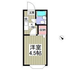💚💛フリーレント1ヶ月付き💛💚松戸駅徒歩22分🎶敷金0・礼金0・...