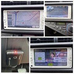 アクア♫車検R8.5.28⭐︎走行距離105000km⭐︎ナビ・TV・バックカメラ♫の画像