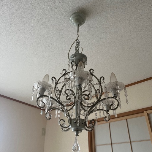 電気、シャンデリア、自宅