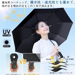 新品　ワンタッチ自動開閉　折り畳み傘の画像