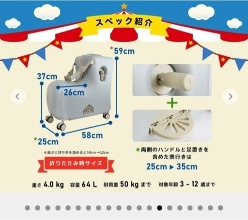 【一度使用】ノリッコプレミアムシートタイプ　パステルピンク 1度使用【ノリッコ】プレミアムシートタイプ キャリーケース パステル