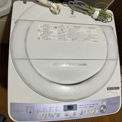 洗濯機あげます　SHARP ES-T710 40L