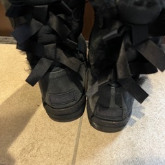 アグ　ugg ムートン　ブーツ　リボン　36