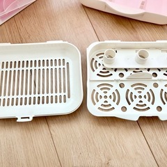 Pigeon ピジョン　電子レンジスチーム&薬液消毒ケースの画像