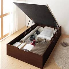 フレームのみ【アウトレット品】シングル 縦開き 跳ね上げベッド ...