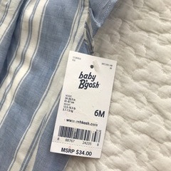 baby B'gosh 6M ワンピースとおむつカバーセットの画像