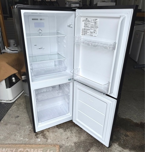 札幌市内配送可 【6ヵ月保証付き】 美品 23年製 ニトリ 140L 2ドア冷蔵庫 NTR-140BK 右開き