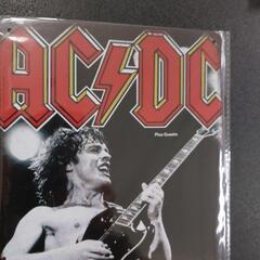 🔶新品未使用/AC／DCブリキ看板20cm×30cm