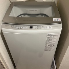 AQUA　2024年購入　インバーター全自動洗濯機 ホワイト A...