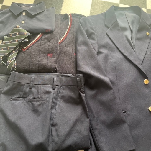 甲府城西高校　男児制服セット