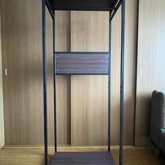 アイアンブラウン洋服ラック