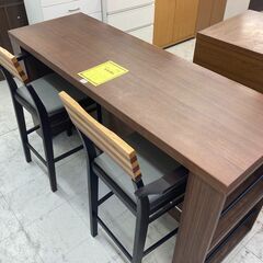 家具のマルマン　バーカウンター　イス2客セット　W1650×D5...