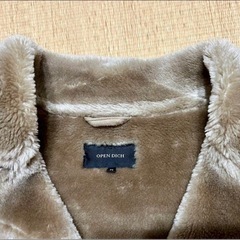 ムートン調　メンズコートの画像
