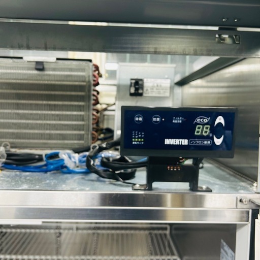5541【程度良好】ダイワ 大和冷機 業務用 冷凍庫 四面 4ドア 縦型 301SS-NP-EC