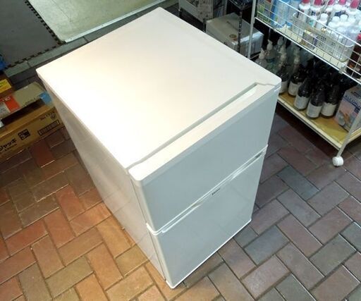 Haier 91L 2ドア冷蔵庫 JR-N91J 白 2015年製 ハイアール 冷蔵庫 100Lクラス 一人暮らし 単身 札幌市東区 