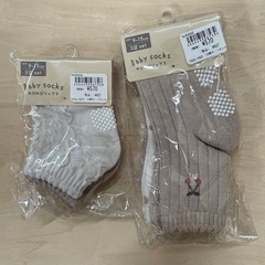 新品上履き、靴下の画像