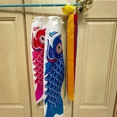 ♻️近日大掃除処分 部屋用こいのぼり 約87cm 出し入れ簡単 子供の日❁¨̮の画像