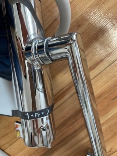 【美品】KVK デッキ形サーモスタット式シャワー混合水栓 KF3011T