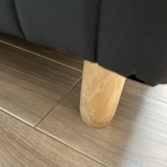 【取引中】ダブルベッド　脚付マットレスの画像