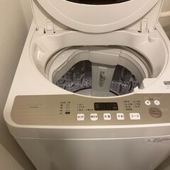 【状態良い】シャープ 洗濯機 4.5kg ES-GE4B 201...