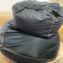 無印良品　ビーズソファ　大小セット