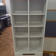 【FU2080】★収納ラック ホワイト  家具 収納家具 堺市 深井 【ジャングルジャングル深井店】の画像