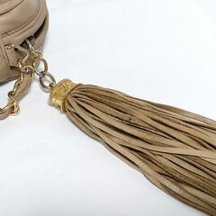 【美品】シャネル　マトラッセ　ラムスキン　フリンジ　チェーンショルダーバッグ