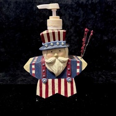 星条旗　星型アメリカンおじいちゃんディスペンサー　タペストリーお...