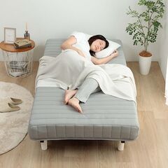 【新品未開封】 脚付きマットレス シングルサイズ ボンネルコイル...