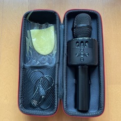 カラオケマイク Bluetooth ワイヤレスマイク LEDライ...
