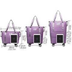 タイヤ取り外し可能 旅行バックの画像