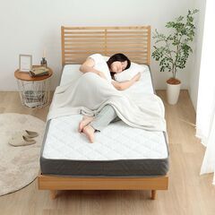 【新品未開封】 ボンネルマットレス シングルサイズ 硬め 高反発...