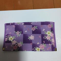 美品　ポーチ　ミニポーチ　和装柄　花柄の画像
