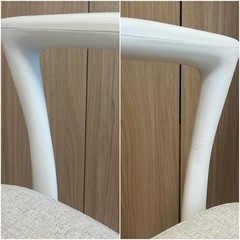 オフィスチェアIKEAホワイトの画像