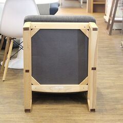 (Y)北大前! 札幌 引取 カリモク家具 1人掛けチェア 1人掛けソファ 布張り リビング イス CS6205E989 2066952の画像