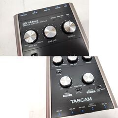 通電確認のみ TASCAM オーディオインターフェース US-144MK2 TEAC CORPORATION 4IN/4OUT 宅録 MIDI 札幌市 平岸店の画像