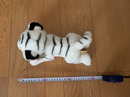 ホワイトタイガーぬいぐるみ (さくちゃん) 八木原のおもちゃ