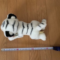 ホワイトタイガーぬいぐるみ (さくちゃん) 八木原のおもちゃ