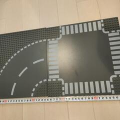 レゴ　道路2枚　交差点　横断歩道　板の画像