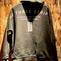 【断捨離】　adidas アディダス　パーカー　トレーナー　ヴィンテージ　古着　美品の画像