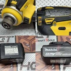 【中古】マキタ Makita TD172 充電式インパクトドライバ バッテリ×1付きの画像